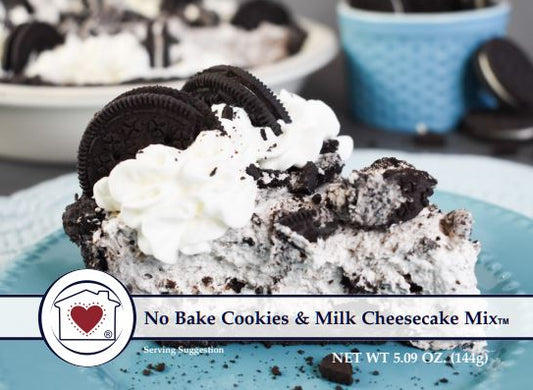 No-Bake Cookies & Milk Cheesecake Mix